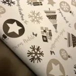Ambalaje Flori Cadouri Bicolore Iarna Coli ITS CHRISTMAS CHAMPAGNE F7