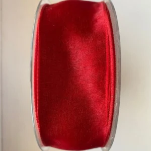 Ambalaje Flori Cadouri Benzi ORGANZA ROȘU L25m